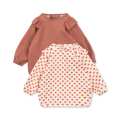 KS5812 - 2 PACK DINNER BIB WITH SLEEVES AND FRILL - COEUR ROUGE - Main.jpeg