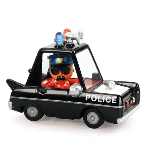 Autko CRAZY MOTORS Djeco - HURRY POLICE