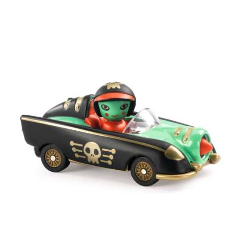 Autko CRAZY MOTORS Djeco - PIRATE WHEELS