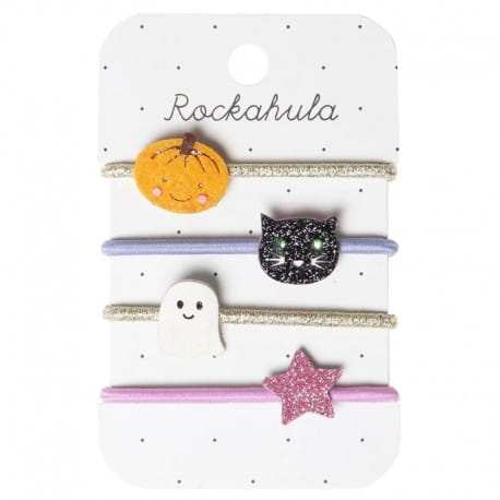 4 gumki do włosów Rockahula Kids - Spooky Halloween