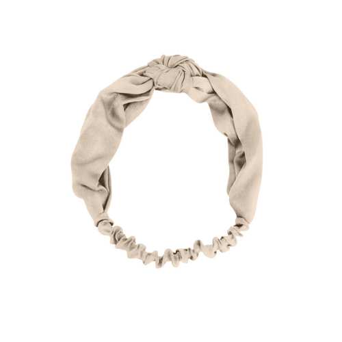 Opaska do włosów Grech & Co - CREAMY WHITE