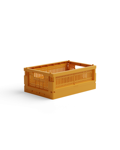 Skrzynka Mini MADE CRATE - Mustard