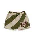 KS100077 - ASNOU SWIM SHORTS - DARK OLIVE-CREAMY WHITE - Main.jpeg