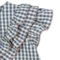 KS100330 - KIM FRILL SS SHIRT - CAPTAINS BLUE CHECK - Extra 7.jpeg