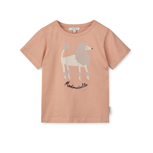 Koszulka Apia Liewood - PARIS MADEMOISELLE / PALE TUSCANY