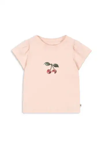 Koszulka FAMO PUFF TEE Konges Sloejd - PALE BLUSH