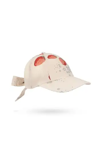 Czapka przeciwsłoneczna z kokardą AVA Konges Sloejd - MARMELADE SUN