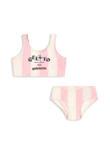 Bikini POMIA Konges Sloejd - CANDY ROSE STRIPE