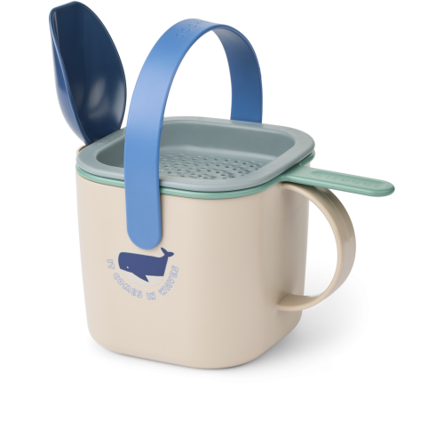 Zestaw do piasku Roald Liewood - SHARK / DOVE BLUE