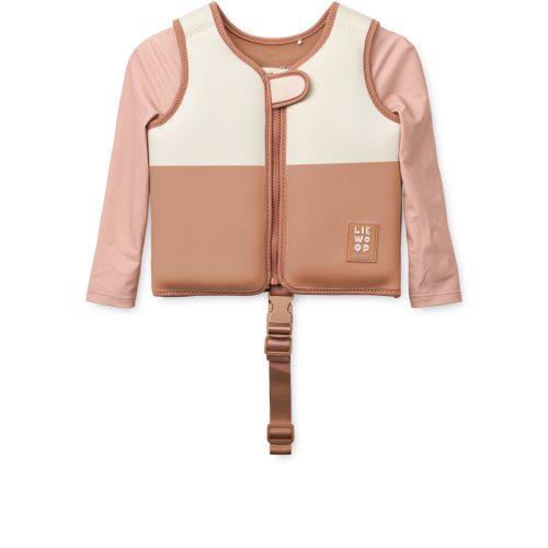 Kamizelka do pływania z długim rękawem Dove, Liewood - TUSCANY ROSE MULTI MIX