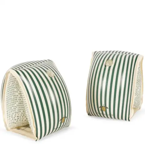 Rękawki do pływania Konges Sloejd - GREEN STRIPE