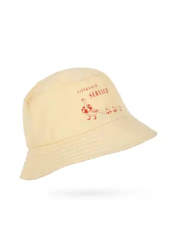 Kapelusz  przeciwsłoneczny  POMIO Konges Sloejd - BANANA CREPE