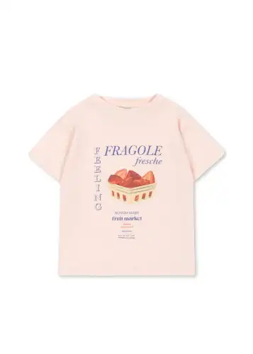 Koszulka ERA TEE Konges Sloejd - CREOLE PINK