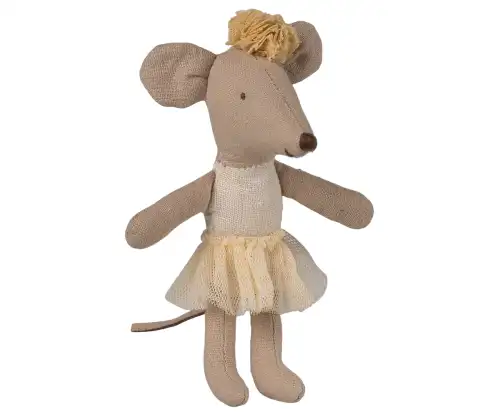 Myszka Baletnica Little sister  Maileg - Off white