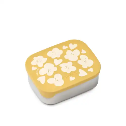 Śniadaniówka, Lunch Box  ARTHUR Liewood - FLOWER / LEMON YELLOW