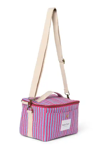 Torba termiczna Poplin Striped, Studio Noos - Raspberry