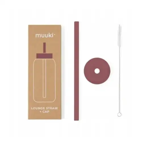 Lounge Straw + Cap Muuki - Chocolate Plum 720ml  