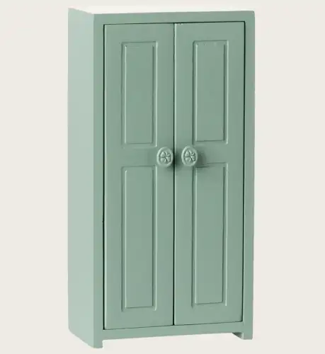 Drewniana szafa Maileg - Soft blue 