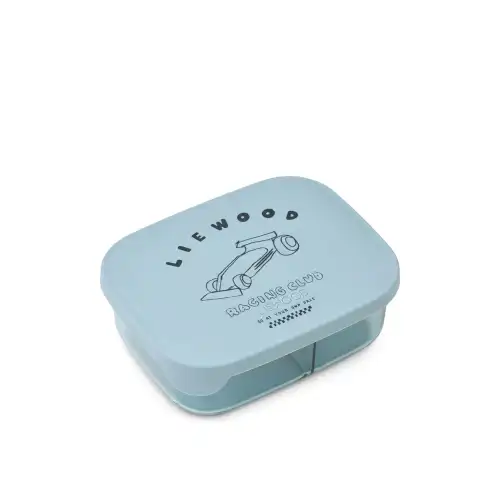 Śniadaniówka, Lunch Box  Arthur Tritan Liewood - RACE CARS / BEACH BLUE