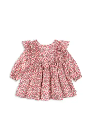 Sukienka EVIA LS BOW Konges Sloejd - FELICE ROSE
