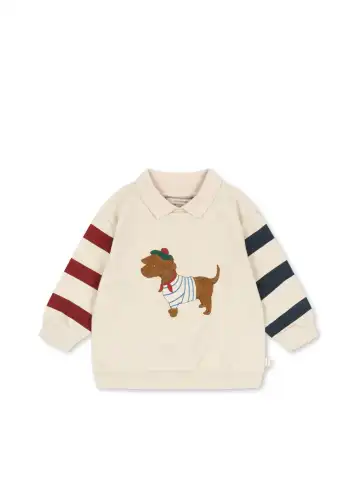 Bluza SPOTTY Konges Sloejd - BROWN RICE