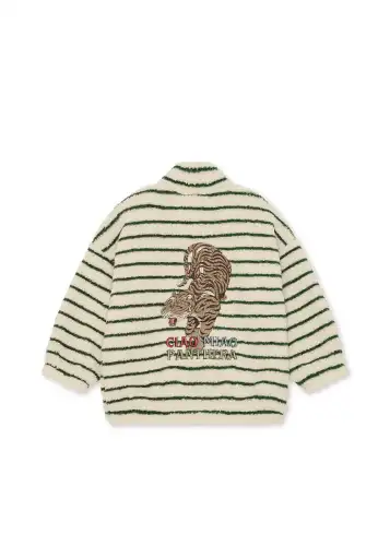 Kurtka JODY EMBROIDERY TEDDY Konges Sloejd - ERBA STRIPE