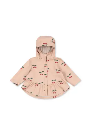 Kurtka przeciwdeszczowa FAIRE  Konges Sloejd - MA GRANDE CERISE BLUSH