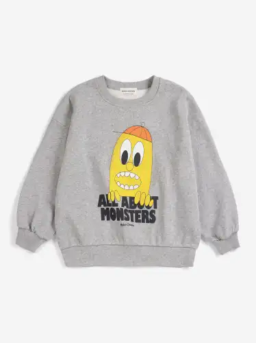 Bluza Bigtooth Lemon, BOBO CHOSES - LIGHT HEATHER GREY