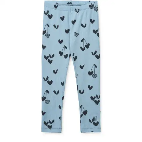Leginsy MARIEN Liewood - SWEETHEARTS / BEACH BLUE