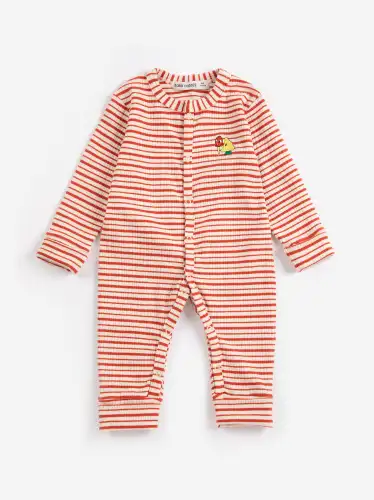 Kombinezon niemowlęcy Mush Monsters Duo BOBO CHOSES - OFF WHITE  