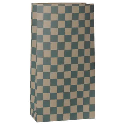 Torebka na prezenty Medium Checker,  Maileg - Petrol