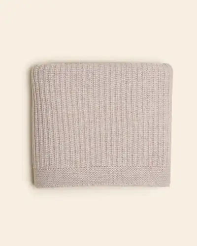 Koc Kiki z wełny merino HVID - Soft Beige