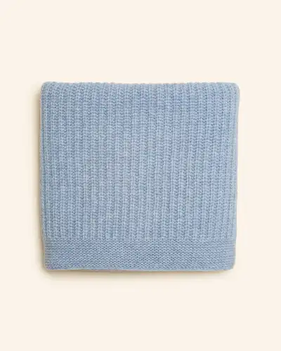 Koc Kiki z wełny merino HVID - Frost Blue