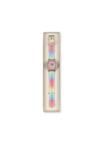 Zegarek dla dzieci Konges Sloejd - RAINBOW GLITTER
