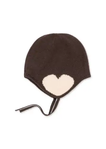 Czapka COLLETTE Konges Sloejd - CHOCOLATE BROWN