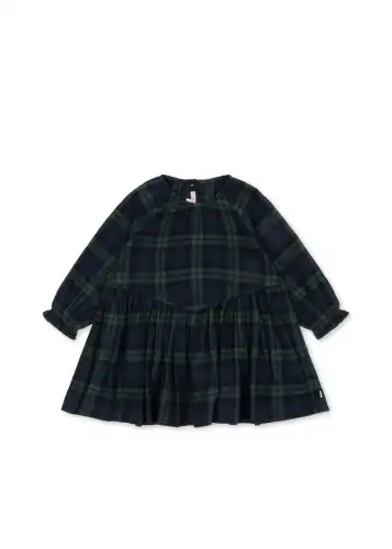Sukienka CHECKY Konges Sloejd - GREEN CHECK