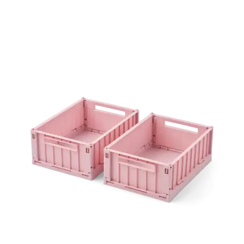 Zestaw dwóch skrzynek do przechowywania Weston S Liewood - ROSE BLUSH