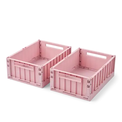 Zestaw dwóch skrzynek do przechowywania Weston M Liewood - ROSE BLUSH