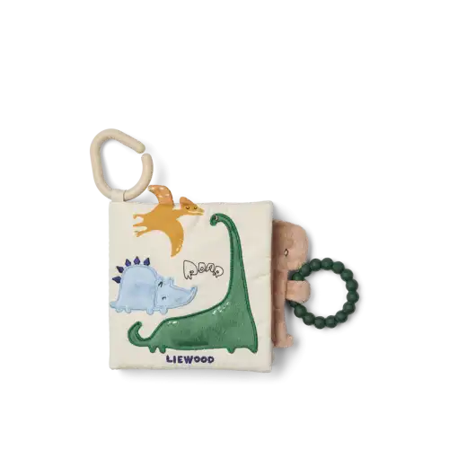 Książeczka sensoryczna Fey Liewood - DINO ROAR / DOVE BLUE