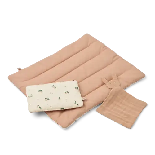 Pościel dla lalek Joan Liewood - PEACH / SEA SHELL