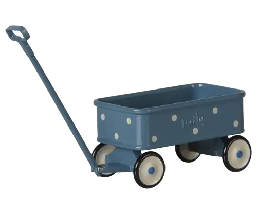 Wózek z rączką Maileg - Blue