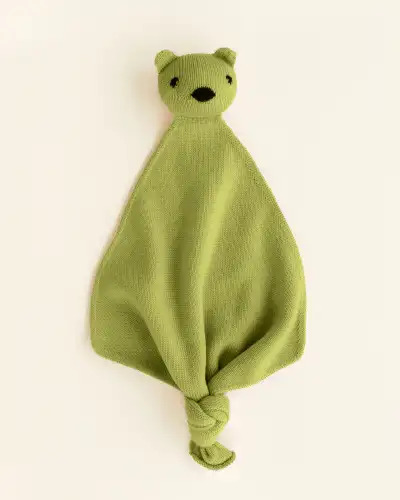 Przytulanka kocyk Teddy Tokki  HVID - Lime pop