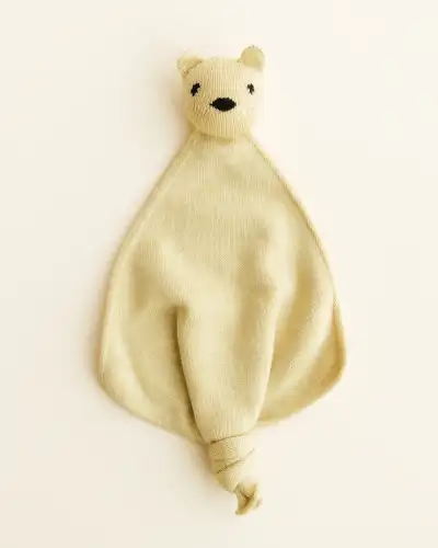 Przytulanka kocyk Teddy Tokki  HVID - Light Yellow