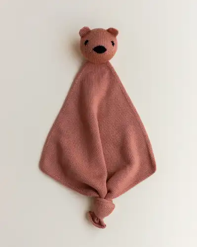 Przytulanka kocyk Teddy Tokki  HVID - Brick