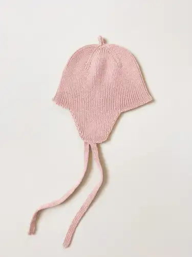 Bonetka Kota z wełny merino HVID - Powder