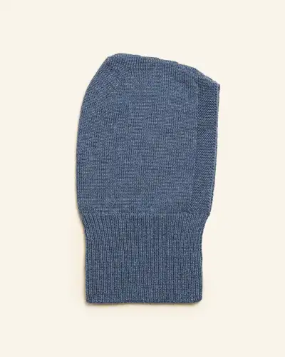 Kominiarka Eddy z wełny merino HVID - Denim