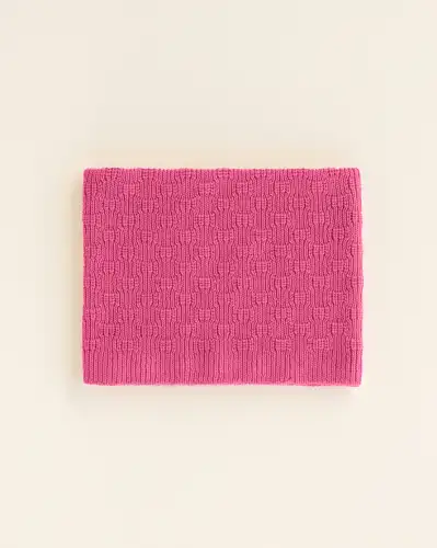 Komin Gigi z wełny merino HVID - Fuchsia