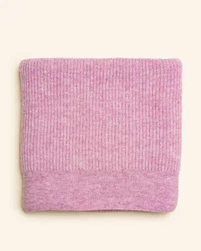 Koc Gaston z wełny merino HVID - Cotton candy
